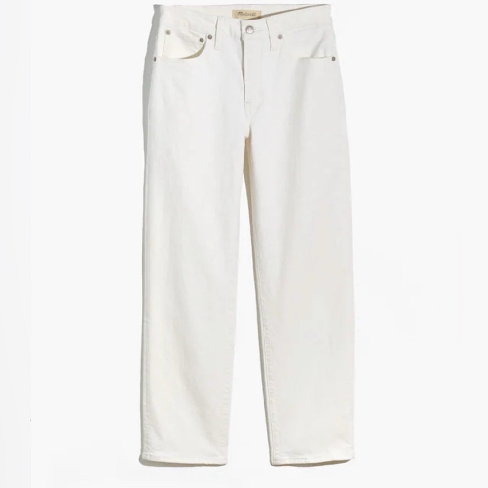 The Mid-Rise Perfect Vintage Straight Jean in Tile White